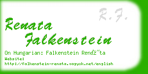 renata falkenstein business card